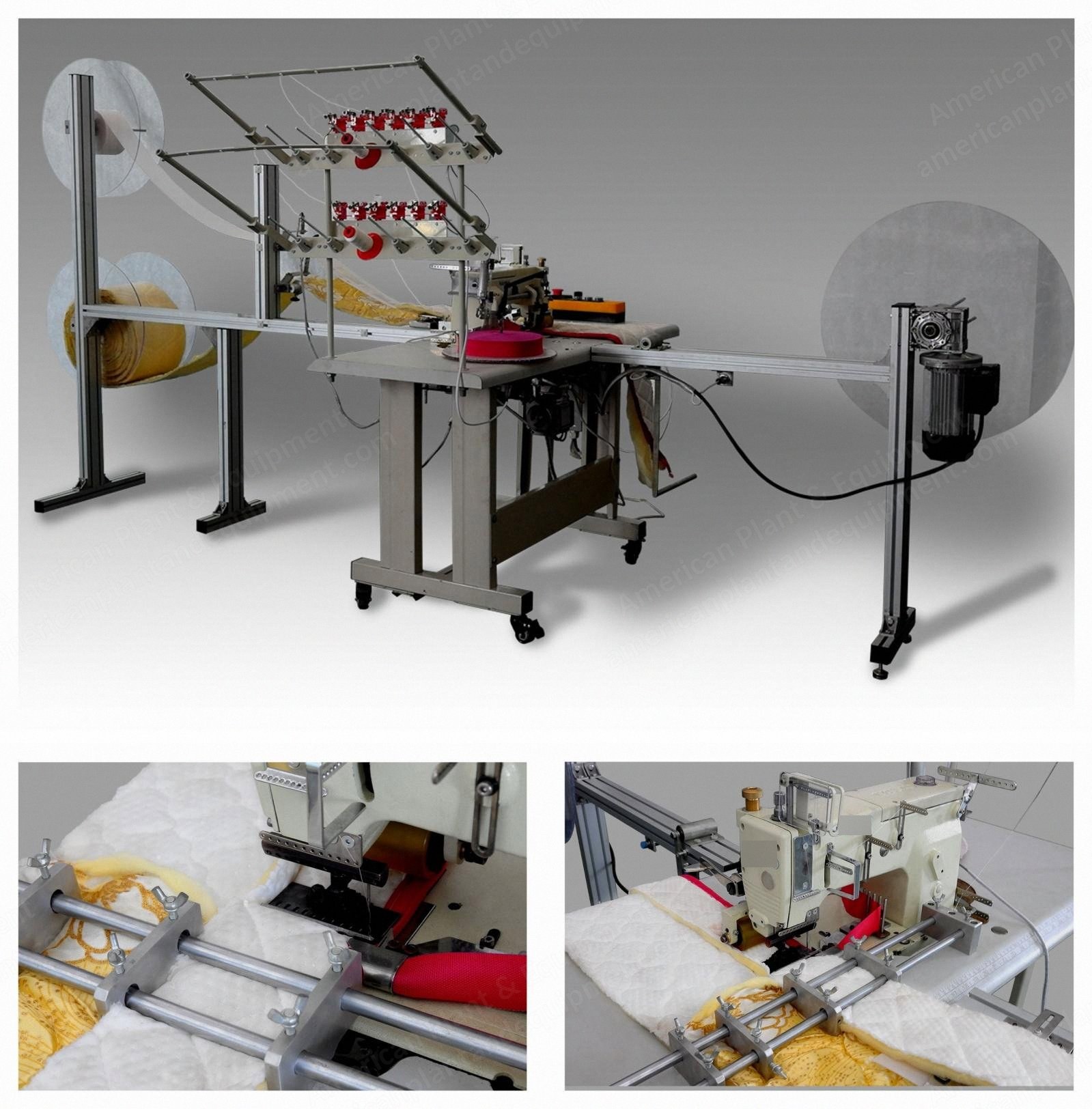 NovaStar, QL205, Faux Pillow-Top Auto Sewing Machine, Max. Speed 12 m/min, Max. Border Width 320mm, 220V