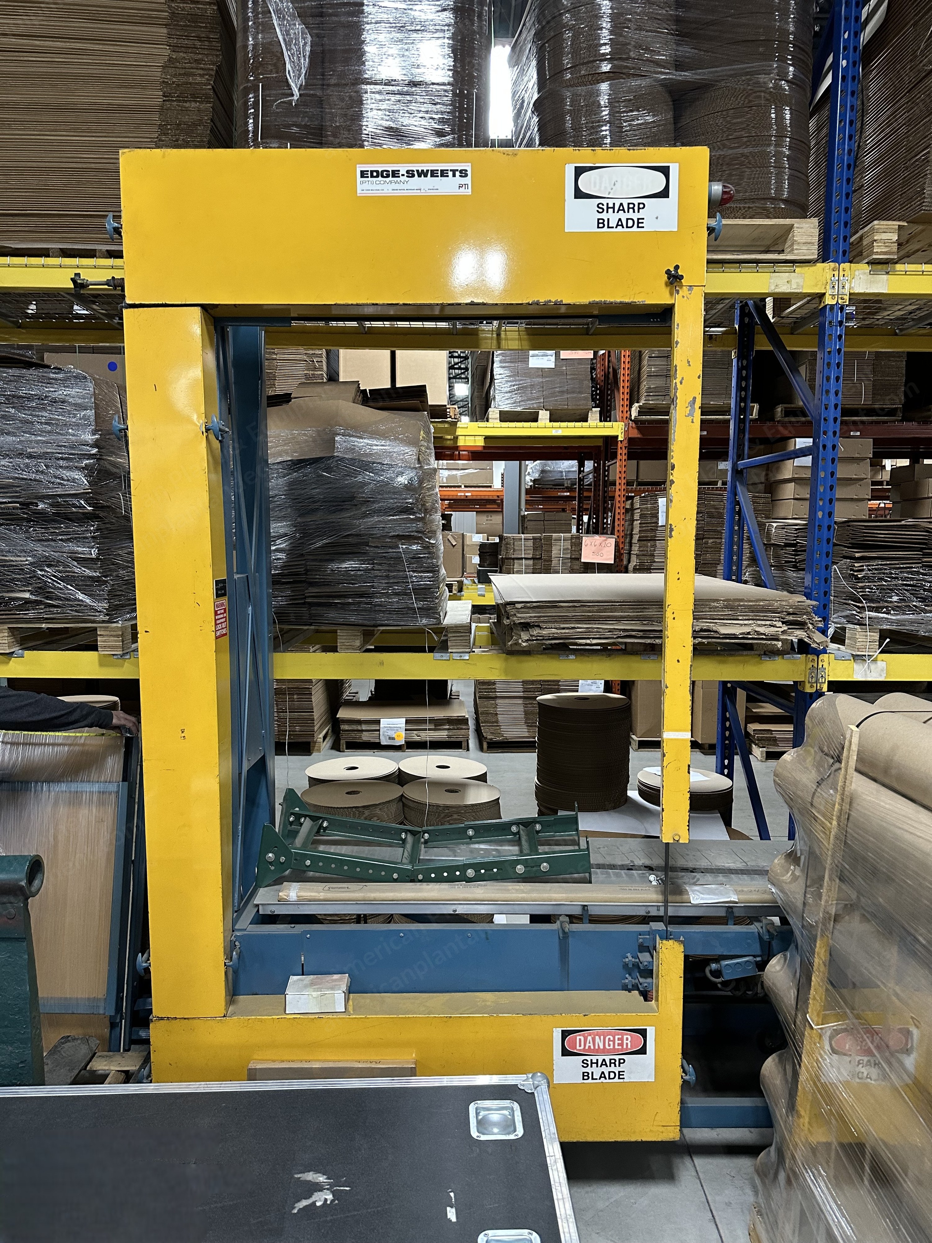 Edge Sweets, EL-4, Vertical Foam Saw, 60 inch Cutting Height, 132 inch Table Length