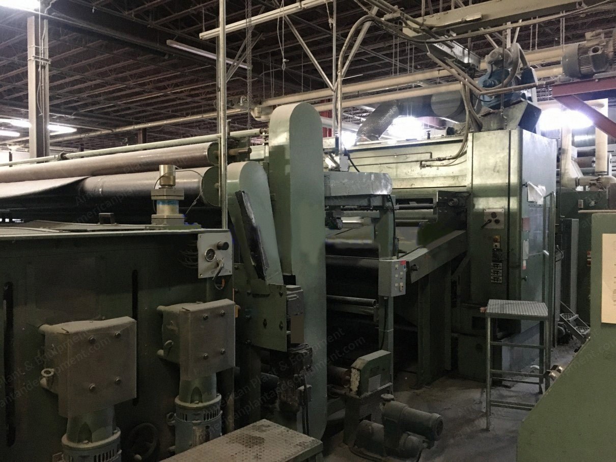 Dilo, OUG-II 55, 1986, Finishing Needle Loom, 5500mm Width, 4 Boards, Up and Down Stroke