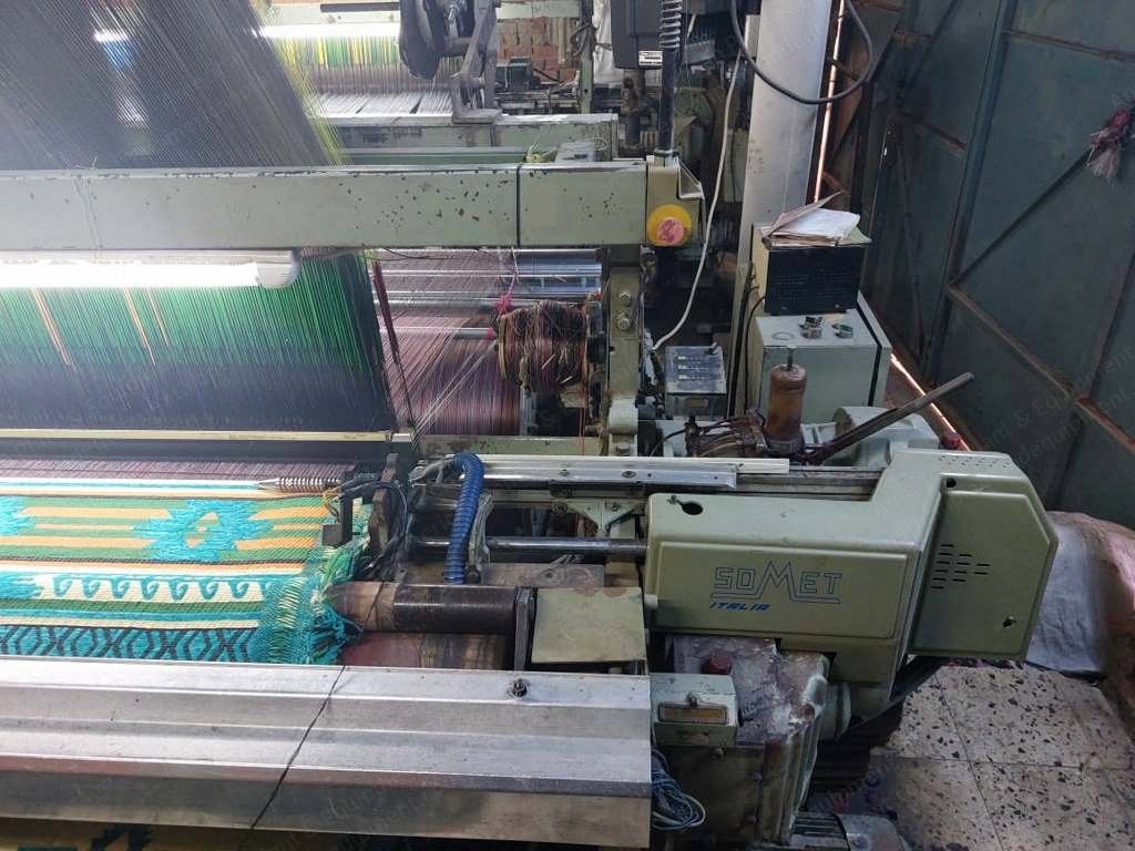 Somet, SM93, 1993, Working Width 2300mm to 3600mm, Bonas Electronic Jacquard