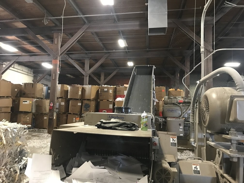 Allegheny, 30-500C, 2002, 75 HP Motor, 30" Opening, with Horizontal Baler