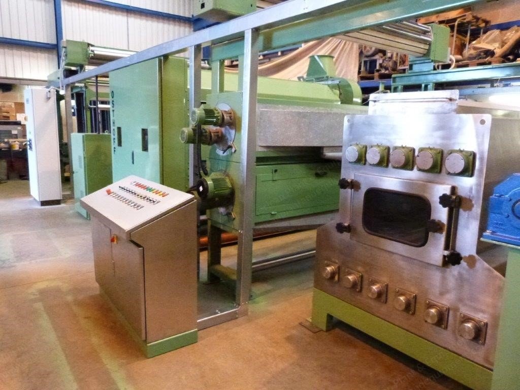 Osthoff Singeing Range, 1800mm Working Width, 1983-1993, Double Brushing, Kuster Desizing