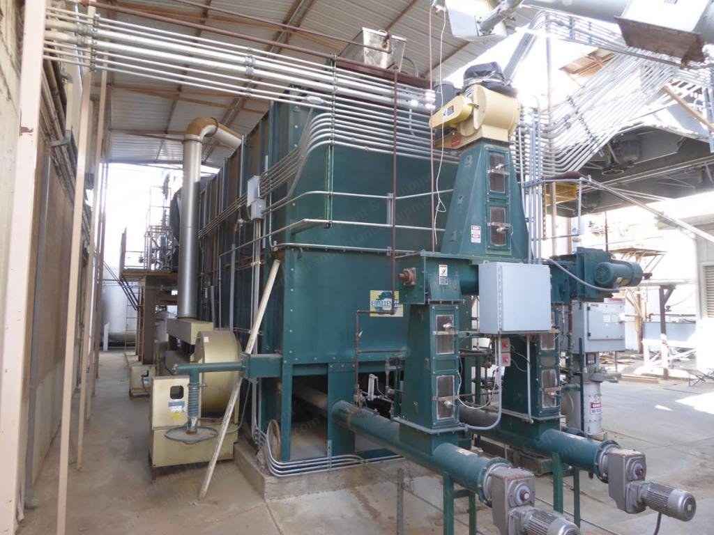 Hurst, HY-1500-450-RG, 2009, 1500 HP Biomass Boiler, 450 PSI, with Erie 1000kW Steam Turbine