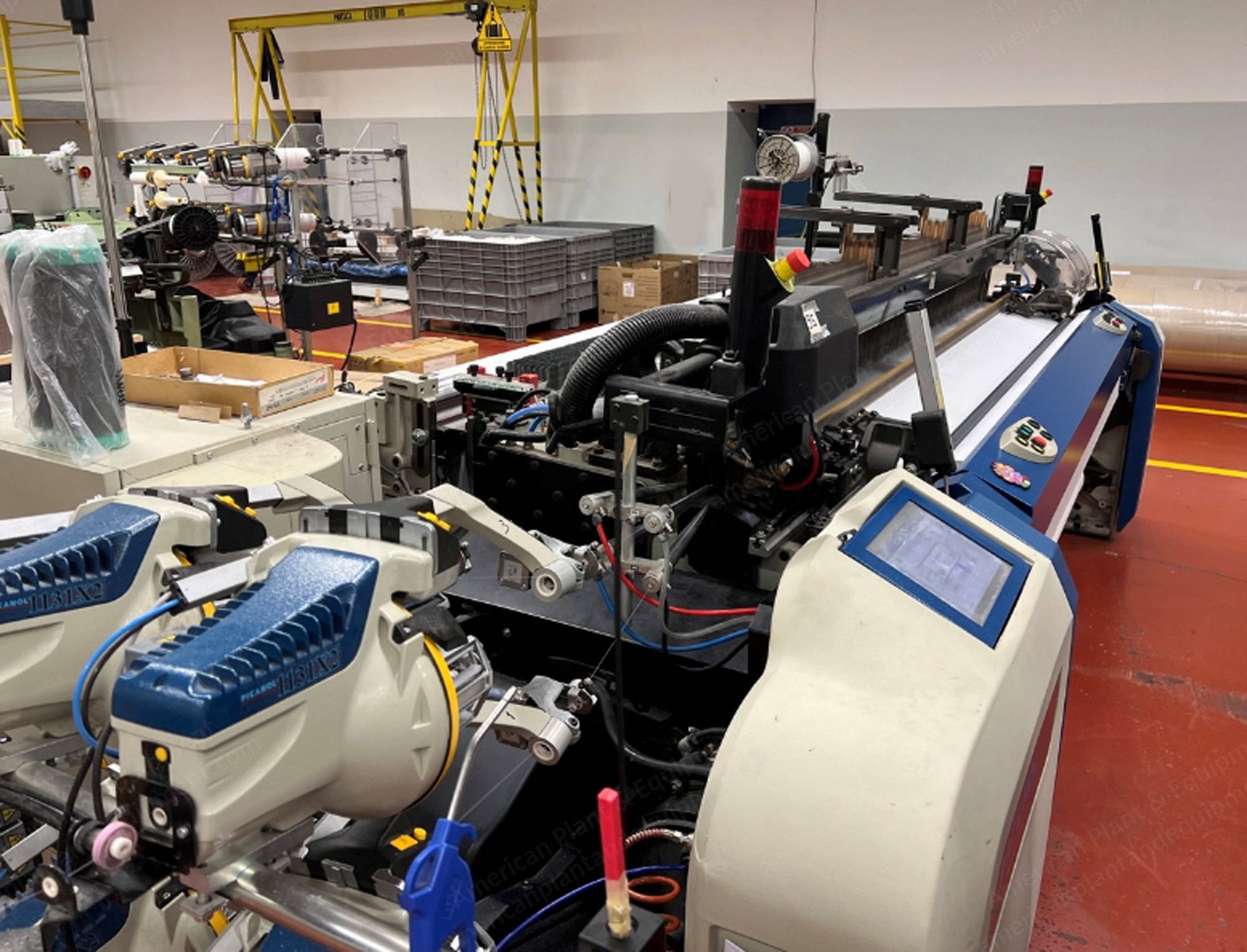 Picanol, Omniplus Summum-F-4-R, 2014, Airjet Loom, 2200mm, 4 Colors, Staubli S3260 Dobby