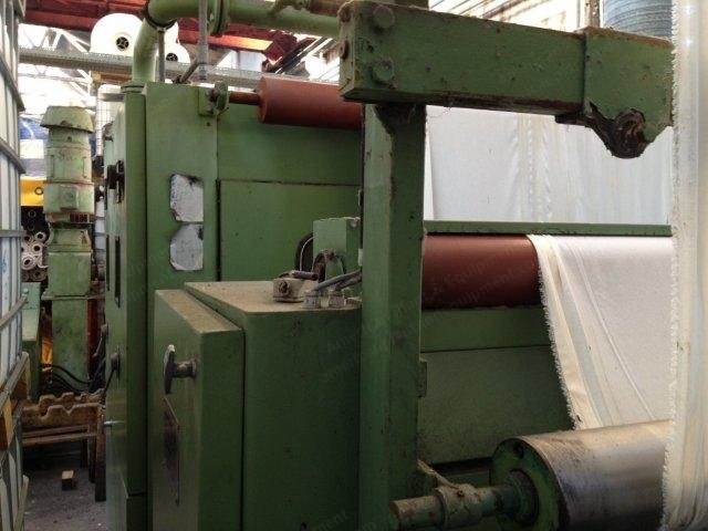Osthoff, U80, 1991, Singeing Machine, 2000mm Working Width, with Brushing Machine, Desizing Box, Kuster Padder