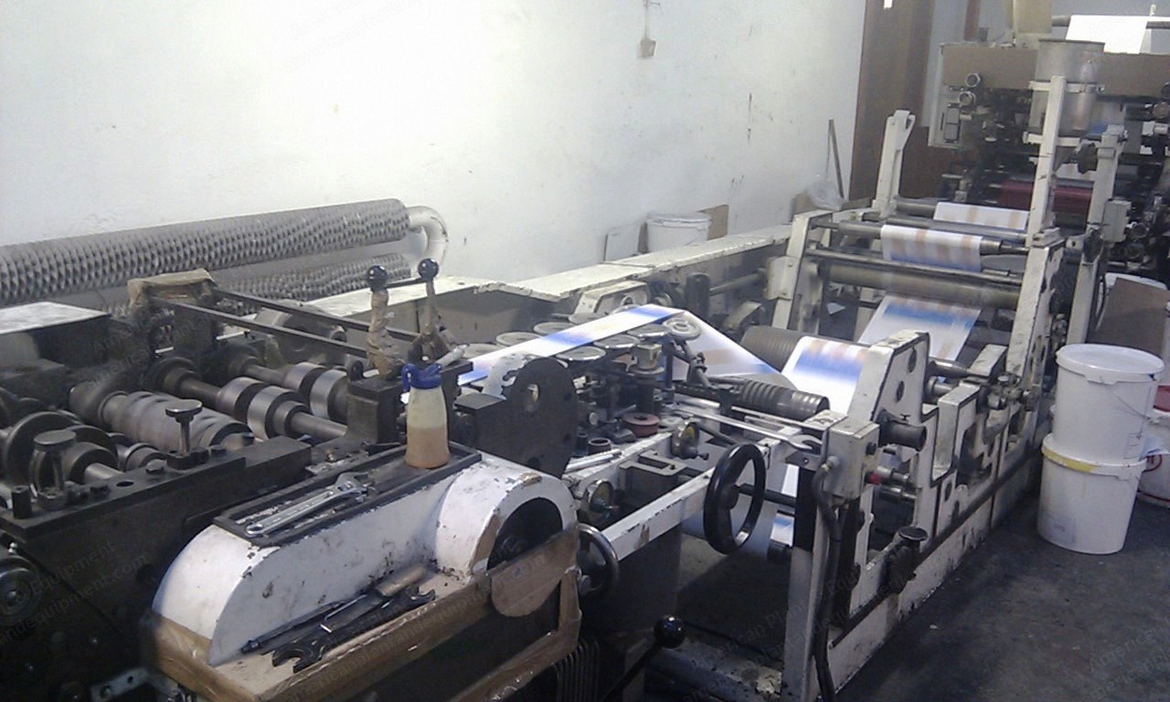 Tatran, SOS Bag Making Machine, 1989, 4-Color Flexo Printer, Max Width 520mm, 8000-10000 pcs/h