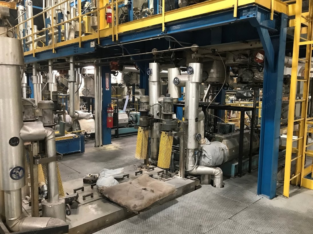 Viba Siat, POY Spinning Plant, 1999, 4 Winding Positions, Barmag Winders, 3.845 tpd Capacity