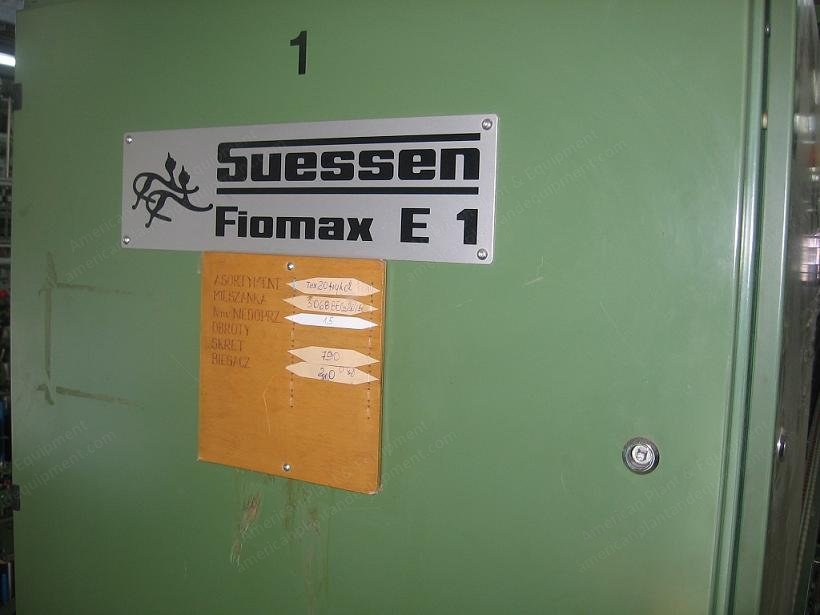 Suessen, Fiomax 1000 Standard, 2000, Ring Spinning Frames Linked with Murata 7-V Winders, 1056 Spindles, 70mm Gauge