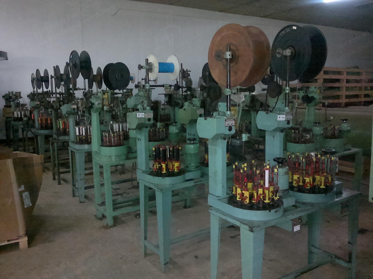 Rateras Braiding Machines, 2 Heads, 16 Carriers