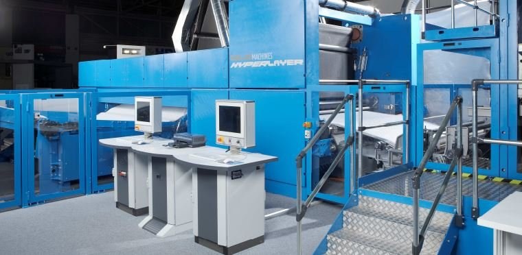 Dilo, Hyperlayer HLSC 25/35, 2007, Input 2500mm, Output 3500mm, In-feed Speed 160 m/min