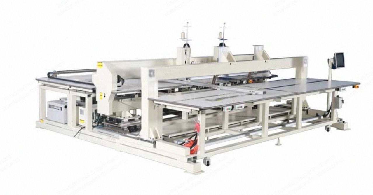 NovaStar, MU147, 1800x1000, Large Format Bar Tacking Machine, Two Heads, Max Sewing Area 1800x1000mm