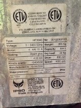 Ipso, HF304C, 2005, 75lb Capacity, Soft-Mount Washer, 240V