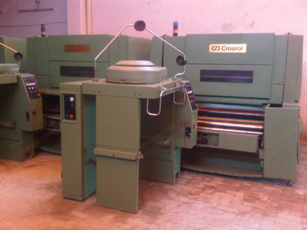 Crosrol, MK5, 1995, Lap Feed, 24x42 Inch Coiler, Stationary Tops