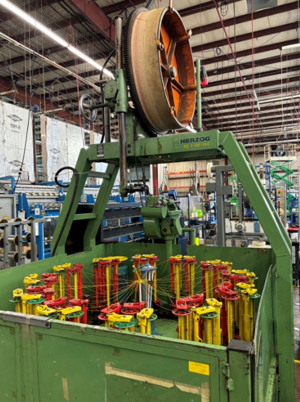 Herzog, 48/140, 1994, 48 Carriers, 280mm Bobbin Length, 0.86 kW Dual Motor