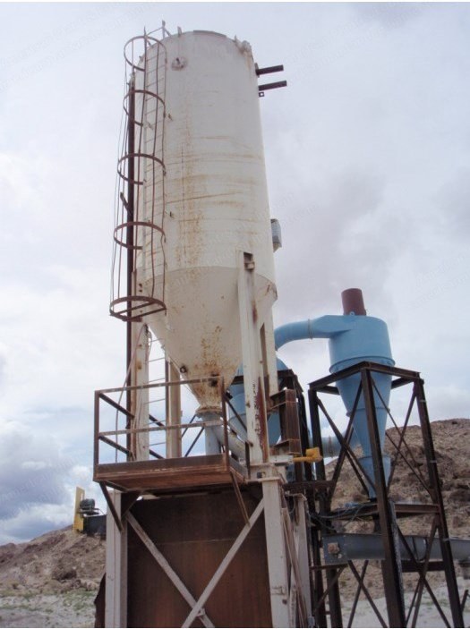 Sand Drying and Classifying Plant, 2007, 100 TPH Capacity, 7 Bins/Elevators