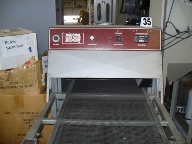 National, N2408, Screen Printing Dryer, 24 Inch Belt Width, 220V, 30 Amps