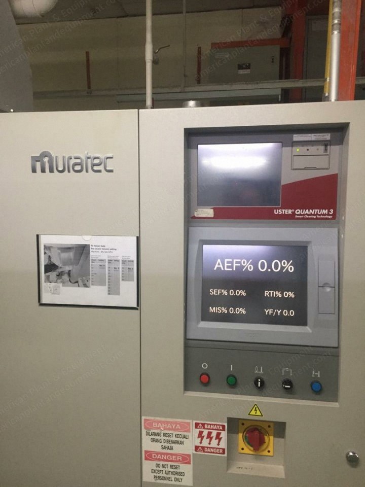 Murata, Q-Pro Plus, 2017, 50 Drum, Bobbin Tray Feeding, Uster Quantum-3, 1500 m/min