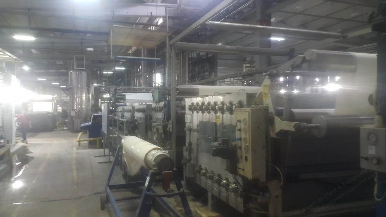 Brugman, 1999, Open Width Continuous Washing Machine, Working Width 2000mm, 4+1 Washing Tanks