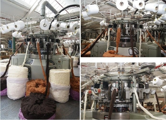 Terrot, MKP-2, 1992, Fake Fur Knitting Machine, 24" Cylinder, E-14 Gauge, 2000mm Width