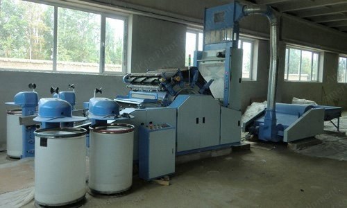 NovaStar, CE123, Q-Tip Production Line, 1000mm Opening Width, 35 kg/hr Carding Capacity, 1200 pcs/min Swab Maker