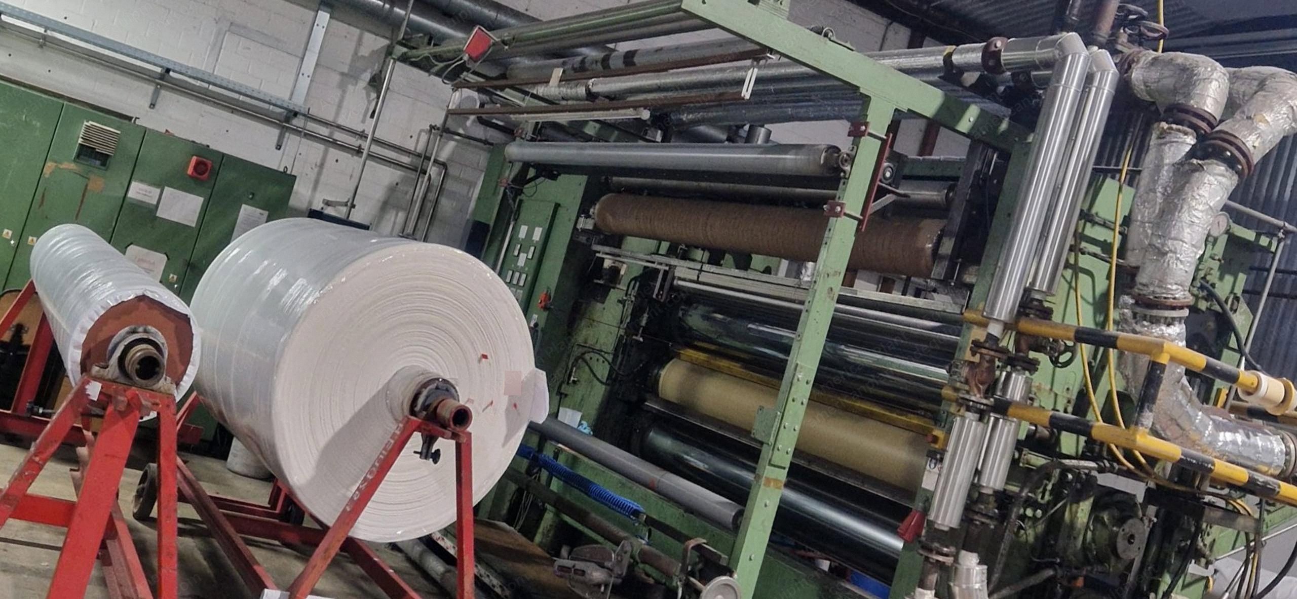 Kusters, Type 413.50, 1985, 3 Rolls Thermobonding Calender, Working Width 3200mm, S-Roller
