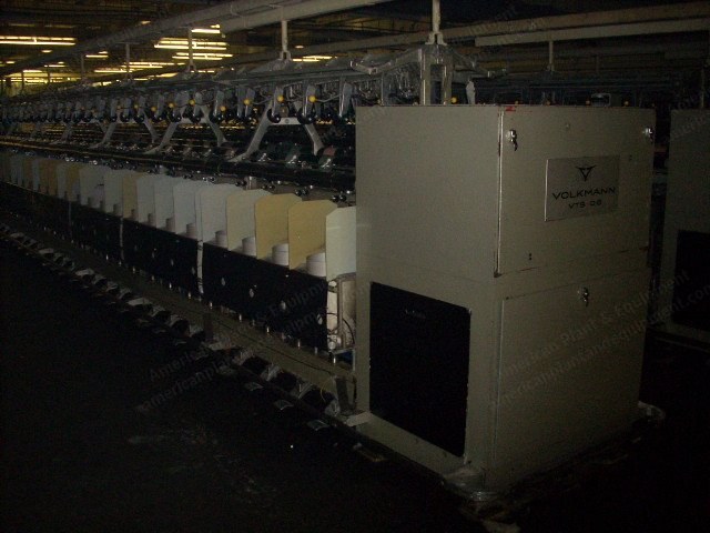 Volkmann, VTS 06S, 1979, 396 Spindles, 10" Traverse, Volkojet Air Threading