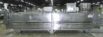 Liquid Carbonic, FEU4LN2, Nitrogen Freeze Tunnel, 42 inch x 18 ft Chamber, 4 Blower Fans