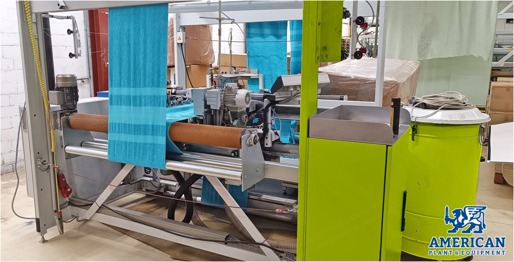 Schmale Durate, SD510, 2007, Automatic Double Side Sewing System, Working Width 280-1200mm, 2 Needle Double Chain Stitch
