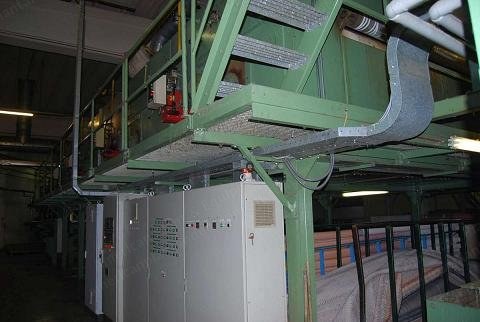 Sellers, Krögel Coating Line, 1989, 4200mm Working Width, 13m Tunnel Dryer, Gas-Heated