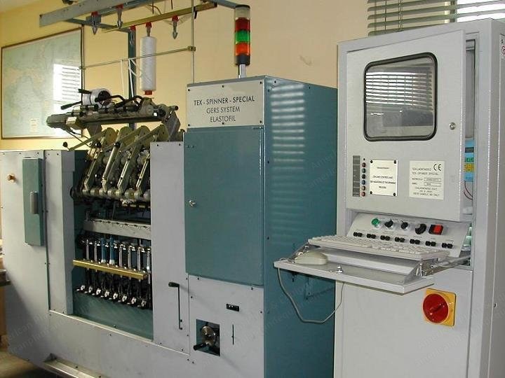 Texilmontaggio, MFP-Special, Ring Spinning Frame, 8 Spindles, 75mm Gauge, 55mm Ring Diameter