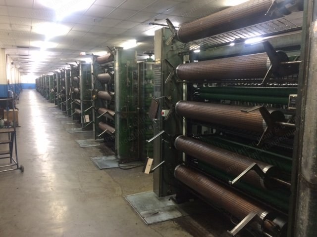 Tatham, Wool Carding Machinery, 1970s, 60 Inches, 6 Height Condenser