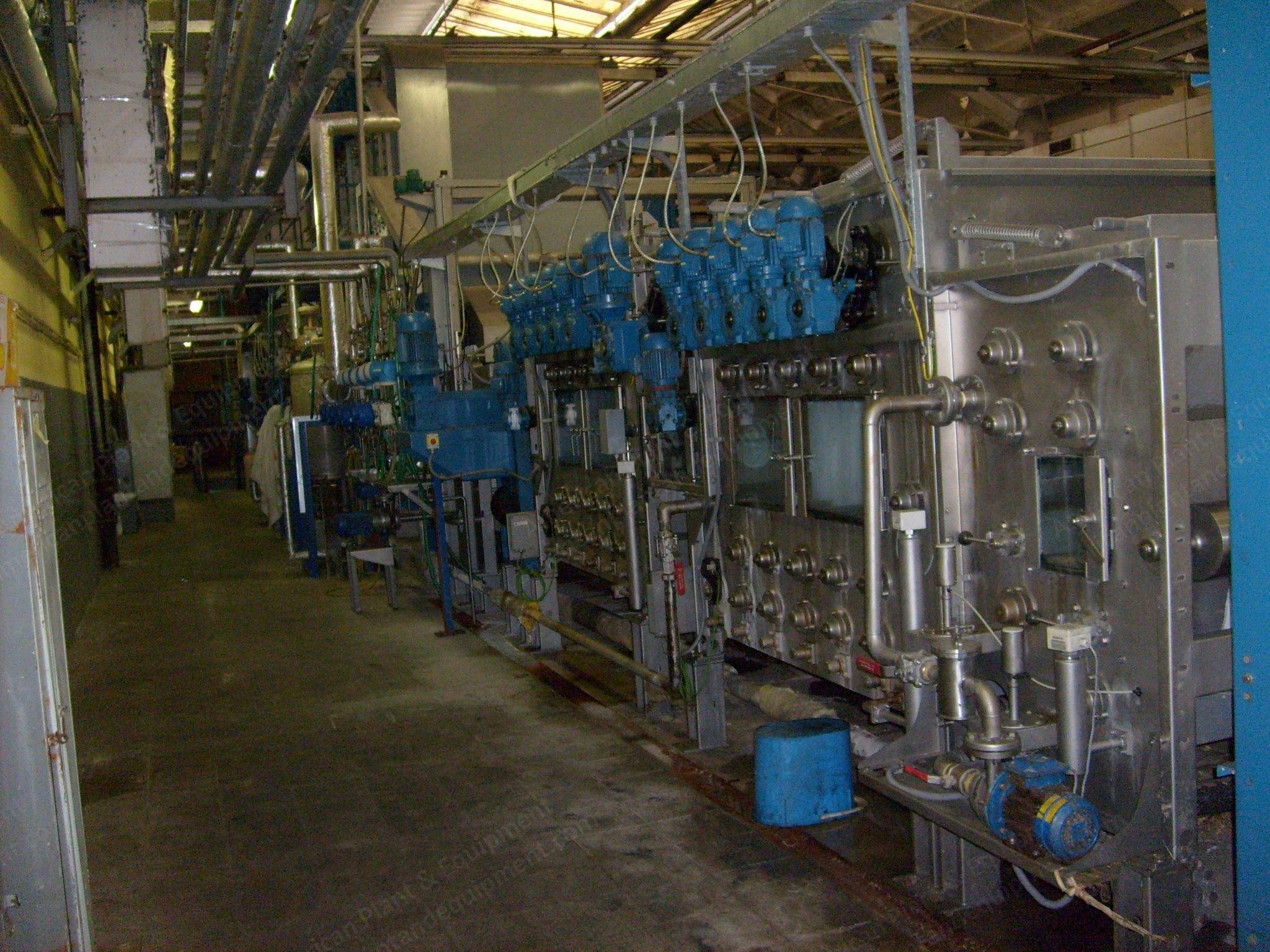 Benninger, Continuous Bleaching Drying Range, 1800mm width, 2002, 24-cylinder drum dryer
