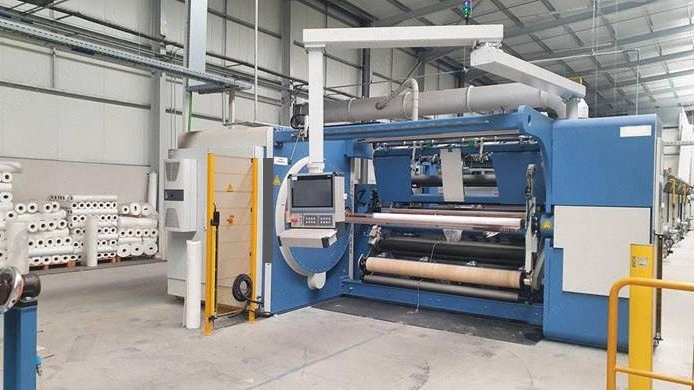 Graute, Winding Machine, 2200mm Width, 8 Knives Lengthwise and Crosscut