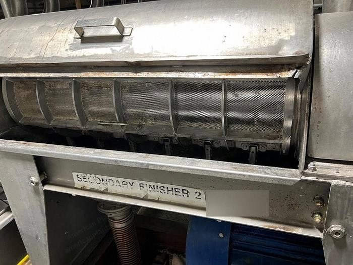 Brown, Model 202, Stainless Steel Paddle Finishers and Pulpers, 30 HP, 120 GPM