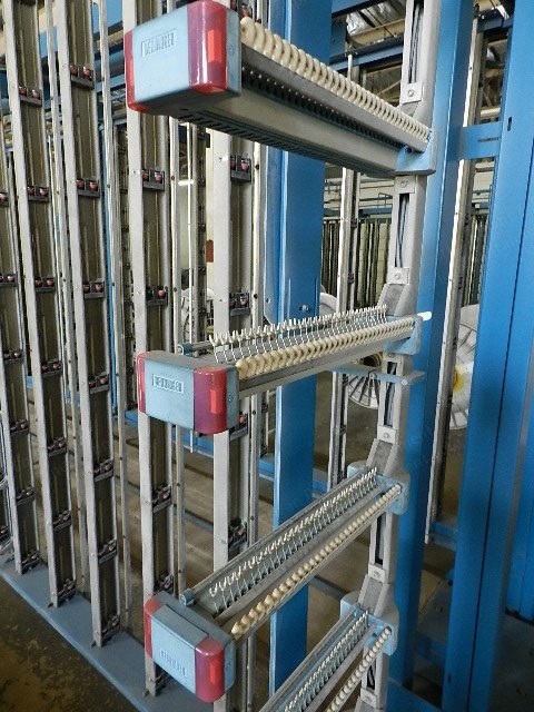 Benninger, Supertronic SF-P2200, 1995, Sectional Warper, 2200mm Width, 1:5 Cone Ratio, with 2 Creels Type GAAS/GZB-S-480