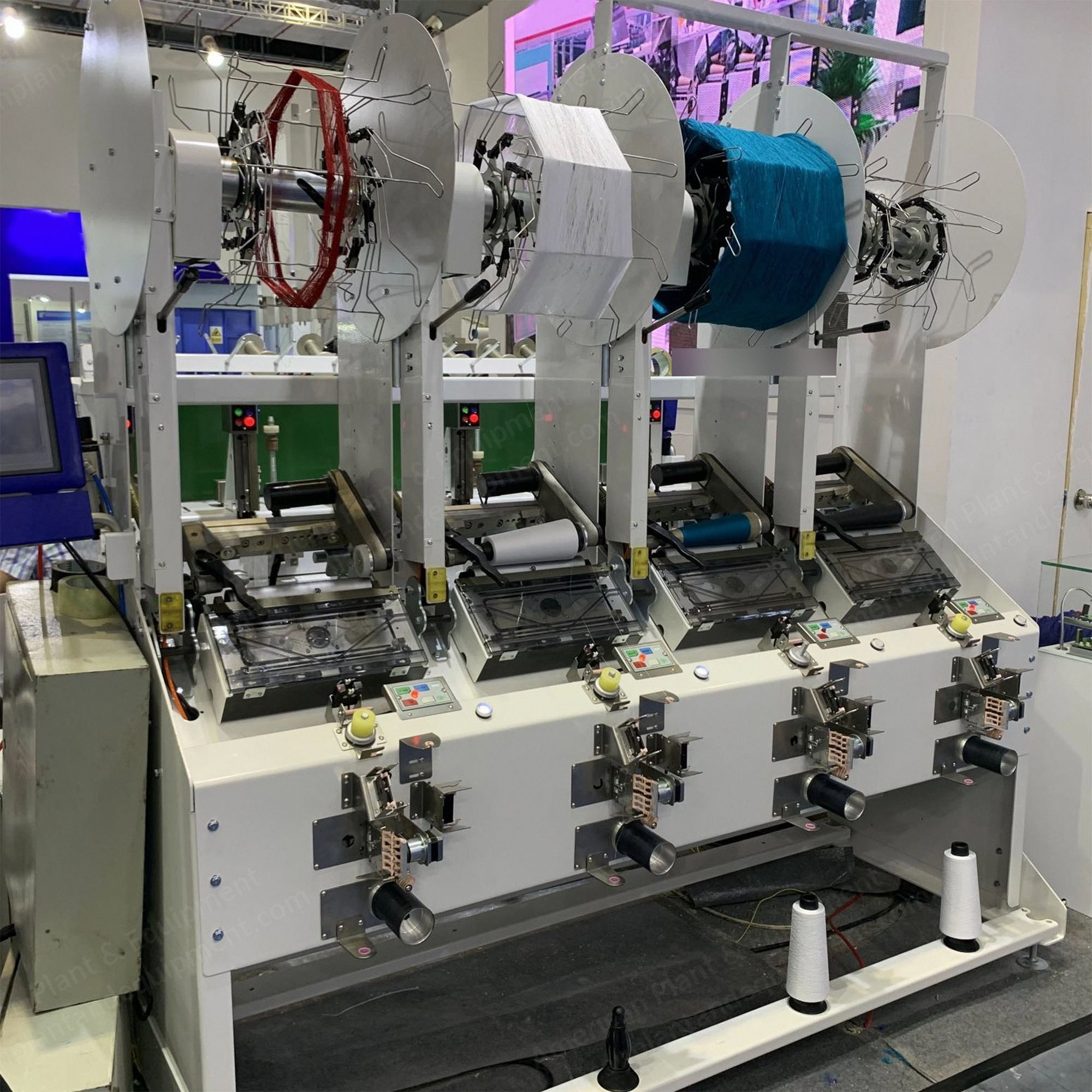 NovaStar, WN317, Electronic Yarn Winding Machine, 4 Positions, Double Tension Sensors