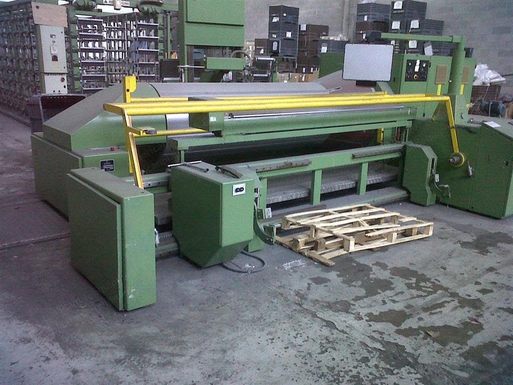 Karl Mayer, Econ-O-Matic, 1999, Sectional Warping Machine, 2200mm Width, 432 Position Rostoni Creel