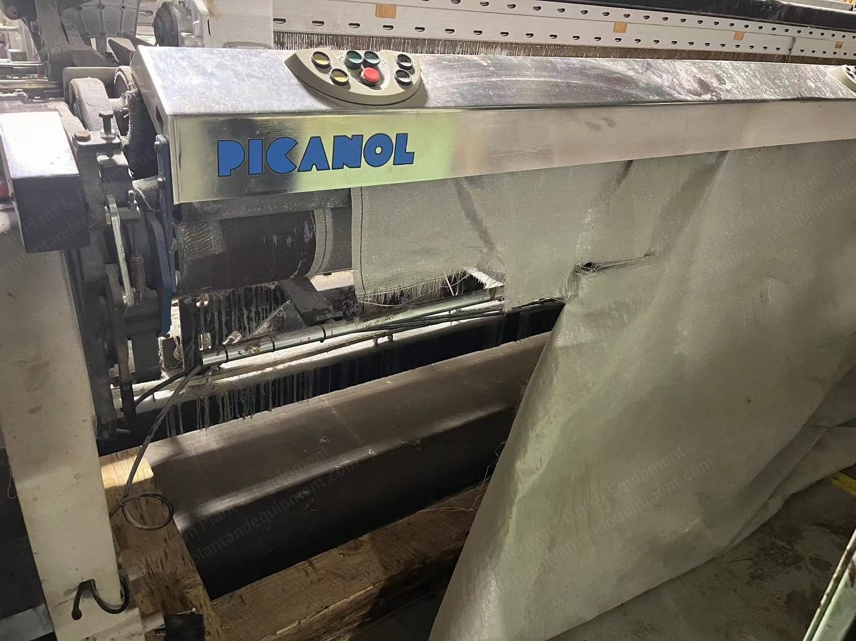 Picanol, Optimax, 2011, 5400mm Width, Cam Motion, PP Tape Fabric Loom