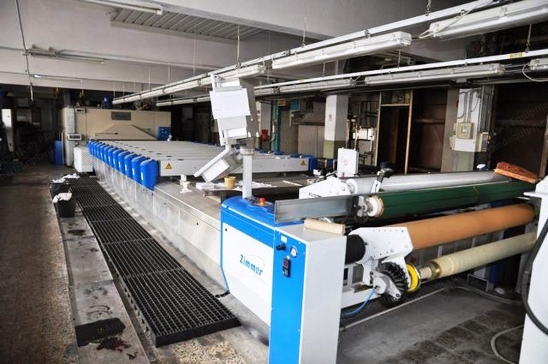 Zimmer Rotary Printing Machine, 2008, 2050mm, 12 Colors, 3 Chambers, Gas Oil Heating
