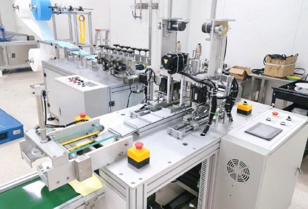 NovaStar, FM201, Automatic Surgical Mask Blank Making Machine, 120 pcs/min, 3 kW, 3700x800x1900mm