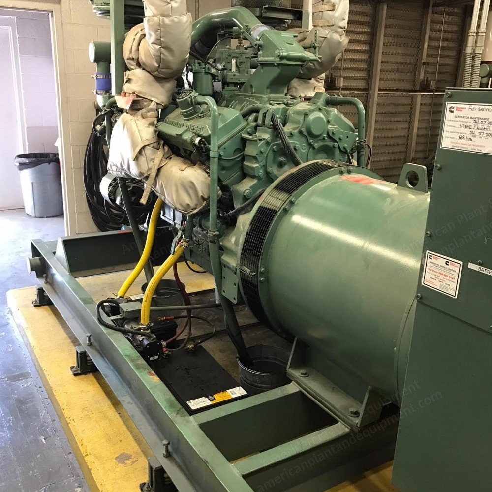 Detroit Diesel, 12V92, 500kW, 480V, 60Hz, 1800 RPM Generator Set