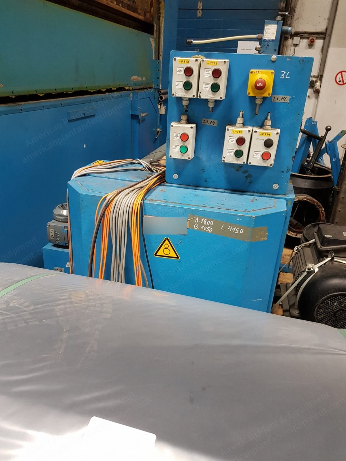 Santex Thermobonding Oven, 2700mm Working Width, 2 Zones, Gas Heated, 2008
