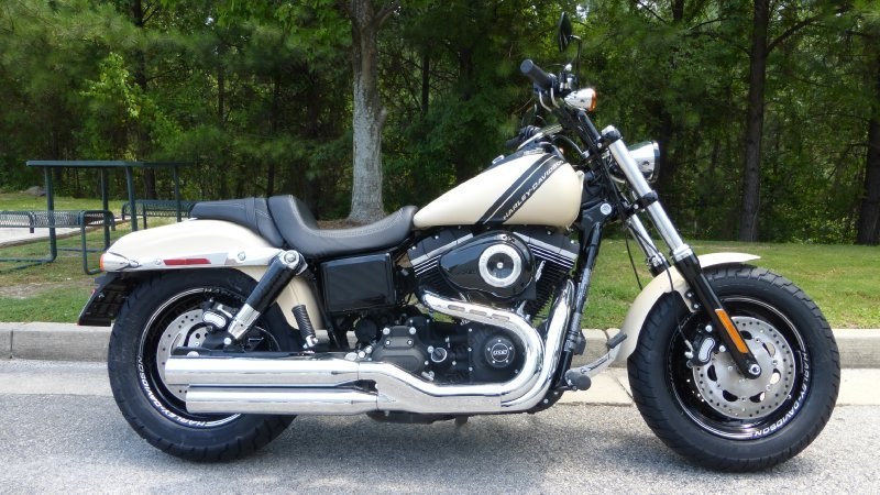 Harley-Davidson, FXDF Dyna Fat Bob, 2015, 1690cc, Sand Camo Denim, 5 Miles