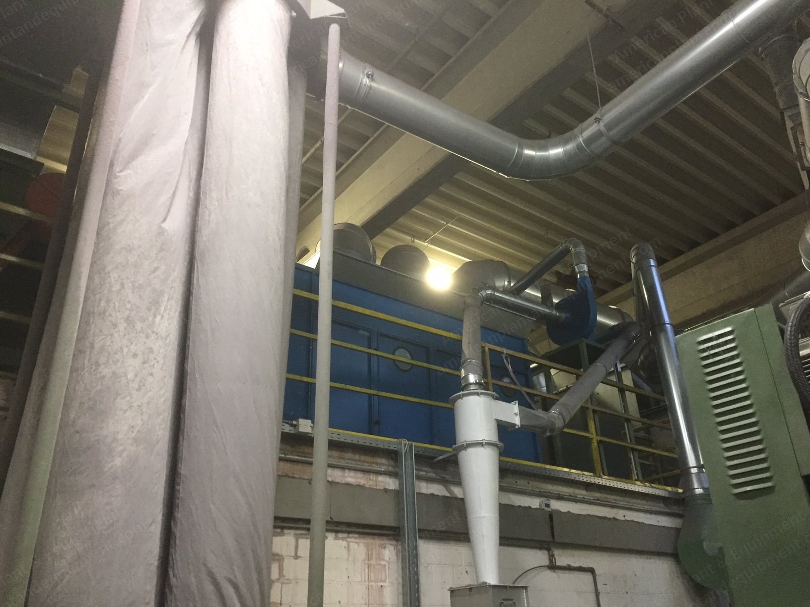 Laroche / Dell'Orco Rag Picking Line, 5 Drums, 1500mm Width, Pierret Loader, Autefa 70-Ton Baler