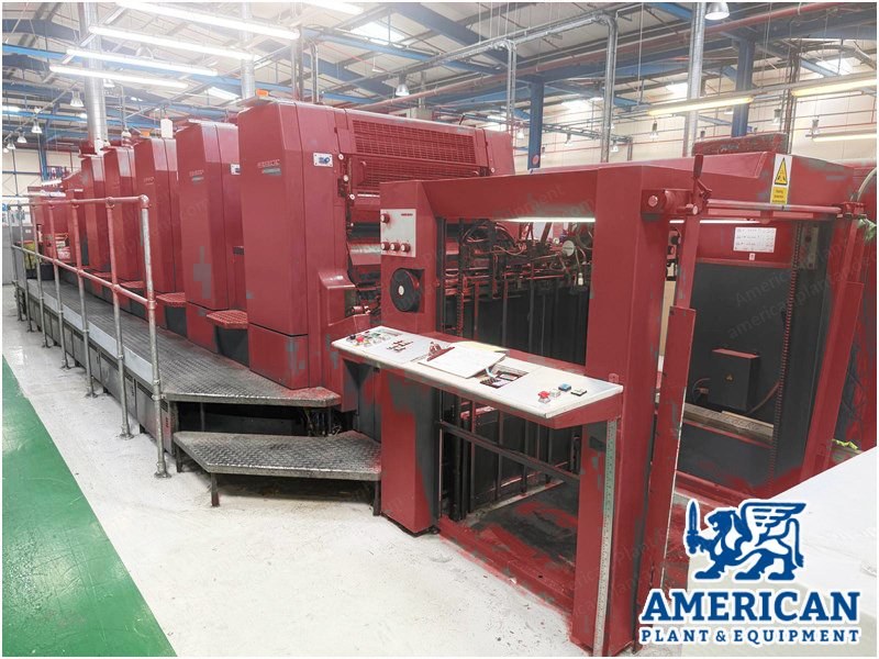 Heidelberg, CD102-5L, 1996, 720x1020mm, 5 Colors, Coater, UV Dryer