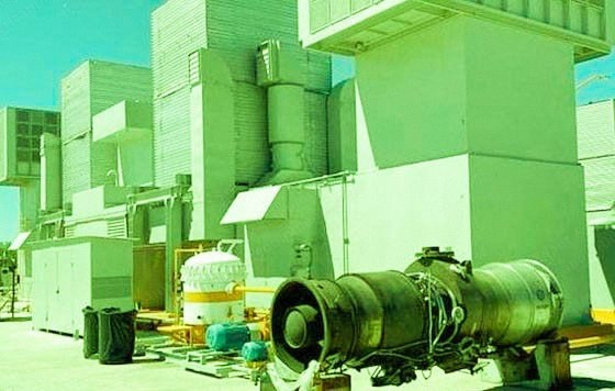 Pratt & Whitney, FT4C-1D, Dual Fuel Turbine Generator Set, 53 MW, 60 Hz, 13800V