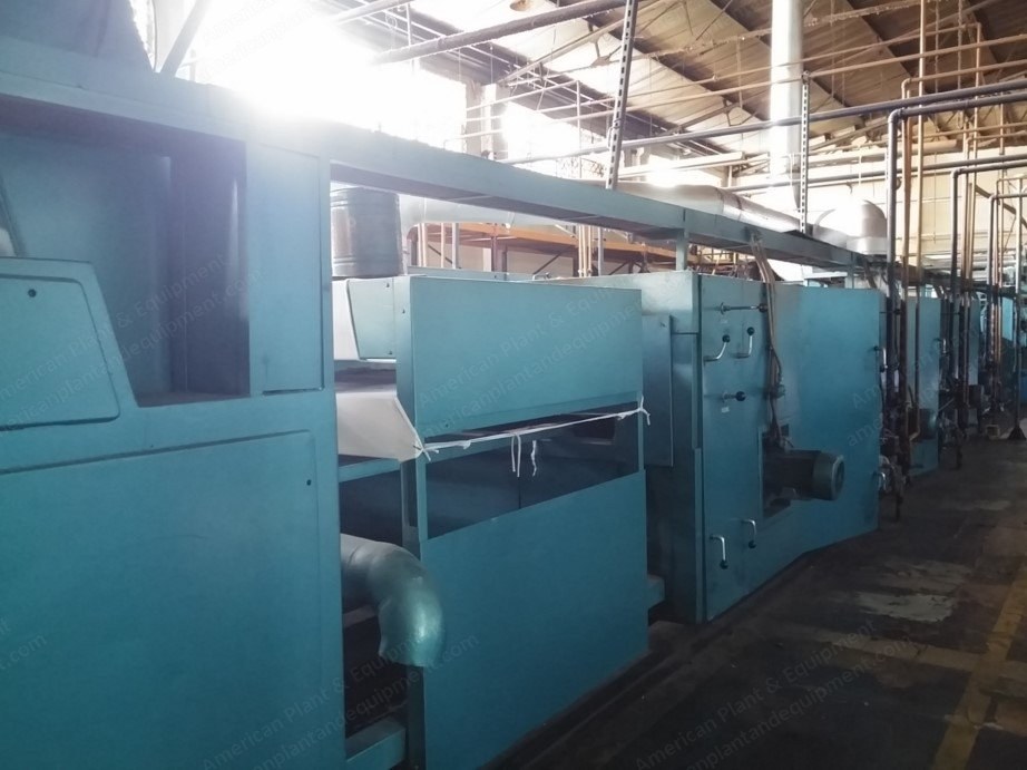 Bruckner Stenter, 3 Chambers, Working Width 2100mm, Pin System, Steam Heated