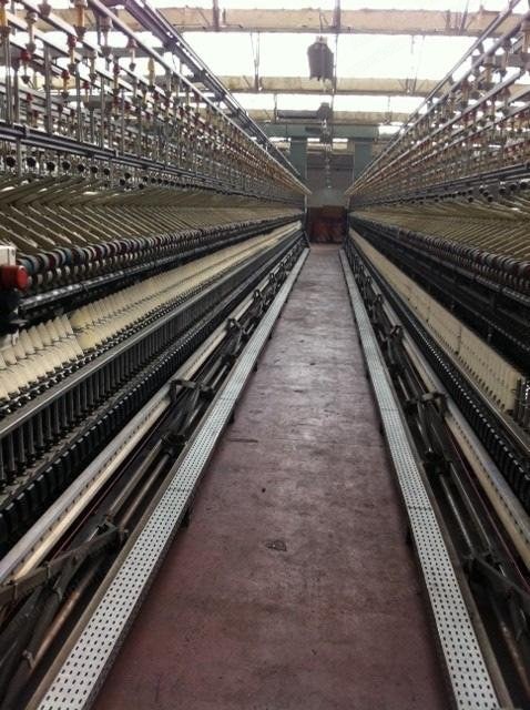 Cognetex, Ring Spinning Worsted Machine, 1992, 640 Spindles, 50mm Ring Diameter, 75mm Gauge
