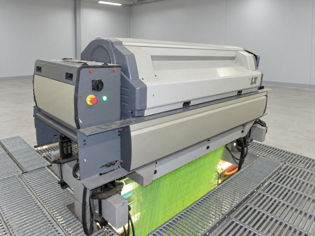Somet, Super Excel, 1999, 2 Rapier Jacquard Looms, 8 Prefeeders, 12,480 Ends, Staubli LX Electronic Jacquards (2016), 4,096 Hooks, JC7
