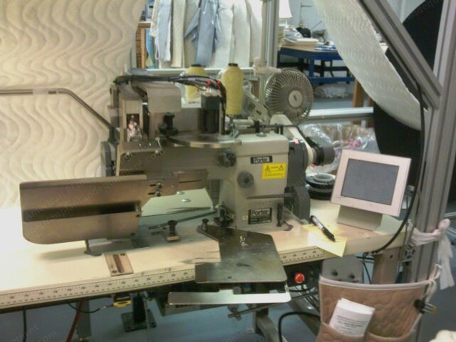 Miscellaneous Mattress Equipment Package, Including Bale Opener, Label Sewer, Ruffler, Flange Machines, Tape Edge Machines, and Conveyors